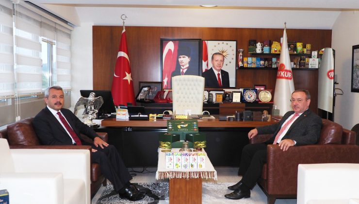 Rize Valisi İhsan Selim Baydaş  Çaykur Genel Müdürlüğünü Ziyaret Etti