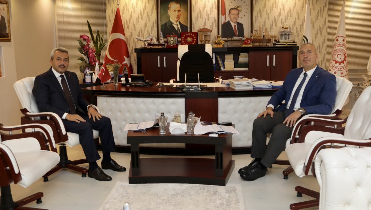 Rize Valisi İhsan Selim Baydaş DOKAP Başkanı Hakan Gültekin’i Ziyaret Etti