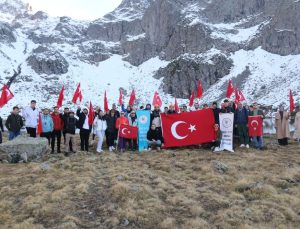 RTEÜ Cumhuriyetin  100. Yılı Tırmanış Etkinliği Gerçekleştirildi