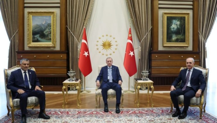 Cumhurbaşkanı Erdoğan, Libya Devlet Yüksek Konseyi Başkanı Tekale’yi kabul etti
