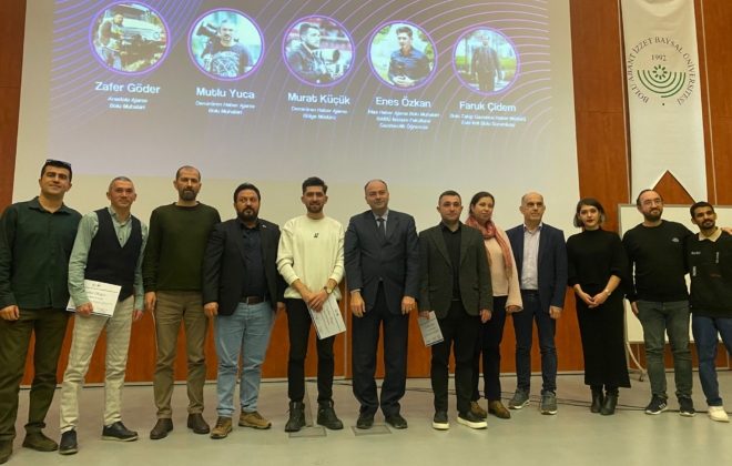 BAİBÜ’de “Ajans Gazeteciliği” adlı söyleşi gerçekleştirildi