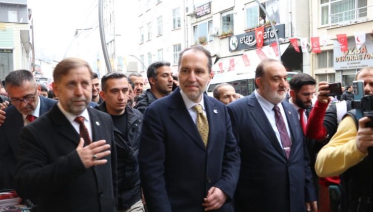 Yeniden Refah Partisi Genel Başkanı Fatih Erbakan Rize’de