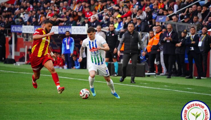 ZECORNER KAYSERİSPOR 2 – 0 ÇAYKUR RİZESPOR