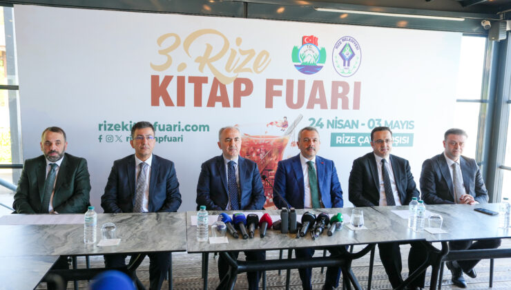 RİZE 3. KİTAP FUARI KAPILARINI AÇIYOR