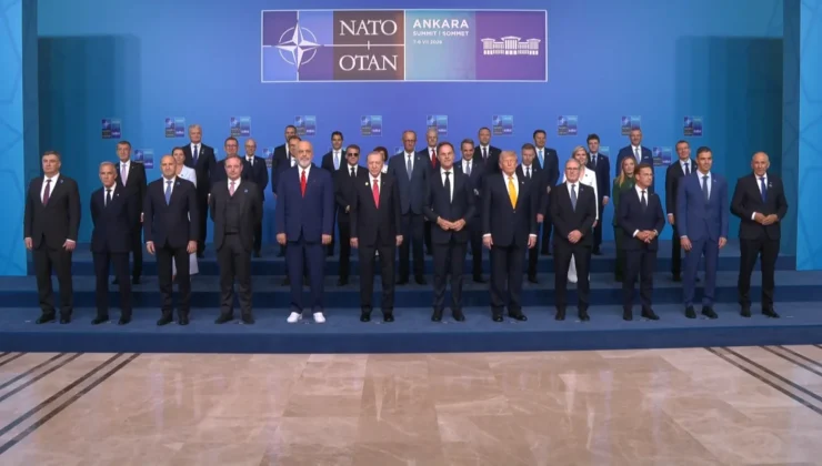 NATO Zirvesi’nde liderlerden aile fotoğrafı