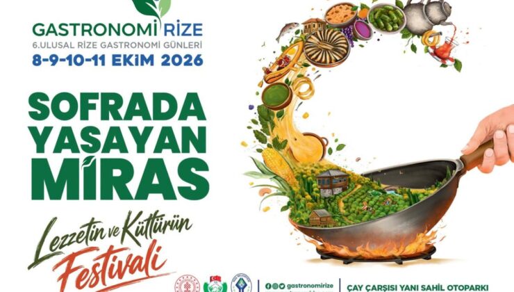 6. Ulusal Rize Gastronomi Günleri İçin Geri Sayım Başladı